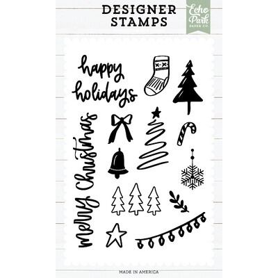 Clear Stamp Set - Christmas Icons Marker - Essentials Collection