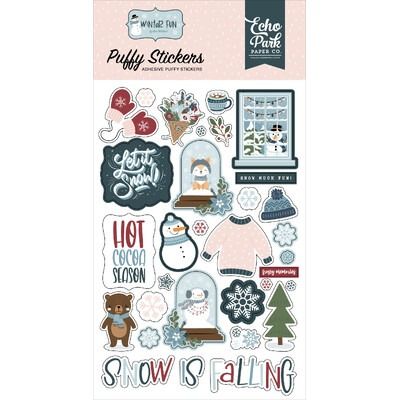 Puffy Stickers - Winter Fun Collection