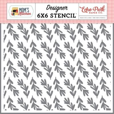 Stencil - Savory Sprigs - Mom&#39;s Kitchen Collection