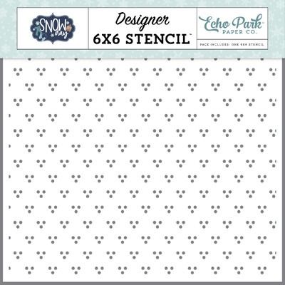 Stencil - Winter Dot Clusters - Snow Day Collection
