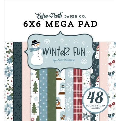 6x6 Mega Paper Pad - Winter Fun Collection
