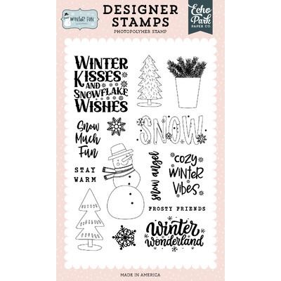 Clear Stamp Set - Cozy Winter Vibes - Winter Fun Collection