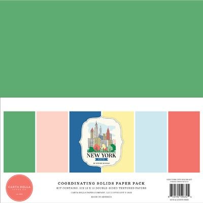 12x12 Solids Kit - New York City Collection