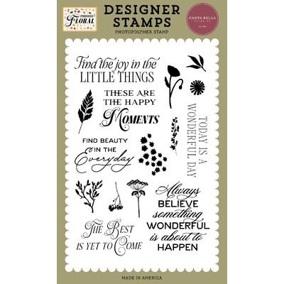 Clear Stamp Set - Everyday Beauty - Pressed Floral Collection