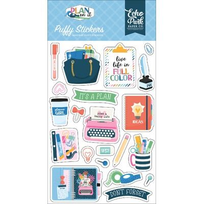 Puffy Stickers - Plan On It Collection