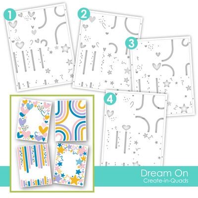 Dream On - Create-in-Quads Layering Stencil