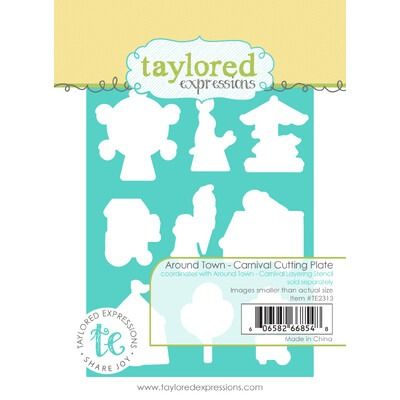 Around Town - Carnival Cutting Plate - Coordinating Die