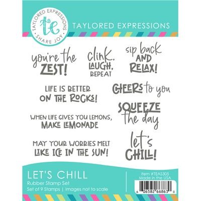Let&#39;s Chill - Cling Stamp Set