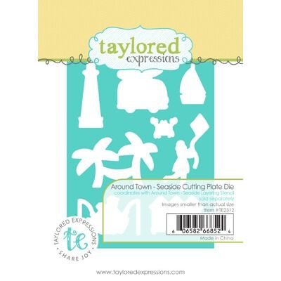 Around Town - Seaside Cutting Plate - Coordinating Die