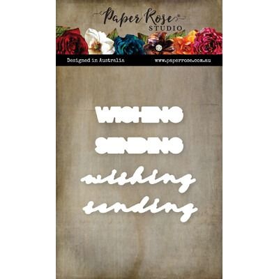 Wishing &amp; Sending Sentiments - Coordinating Die Set