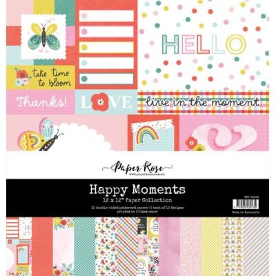 12x12 Paper Collection - Happy Moments Collection