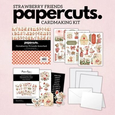 Papercuts Cardmaking Kit - Strawberry Friends Collection