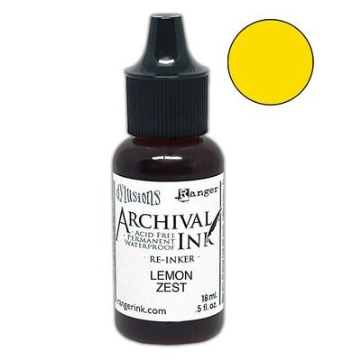 Lemon Zest - Dylusions Archival Ink - Reinker