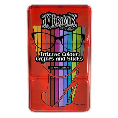 Set 1 - Dylusions Intense Colour Caykes &amp; Sticks