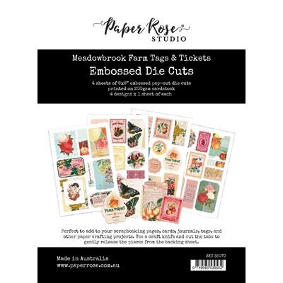 Tags &amp; Tickets - Embossed Die Cuts - Meadowbrook Farm Basics Collection