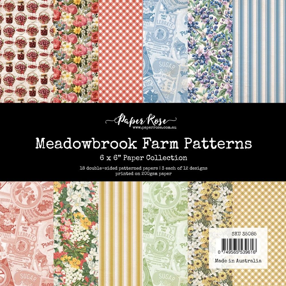 6x6 Paper Collection - Meadowbrook Farm Patterns Collection