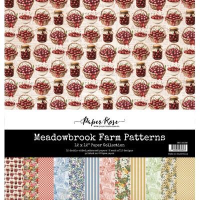 12x12 Paper Collection - Meadowbrook Farm Patterns Collection