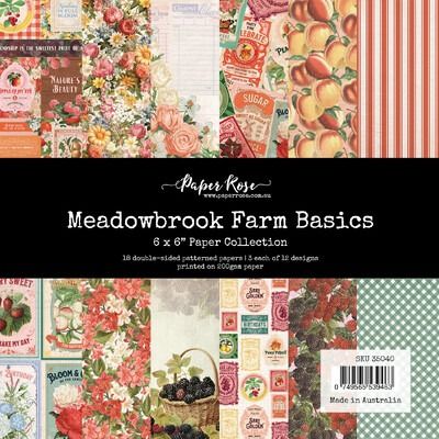 6x6 Paper Collection - Meadowbrook Farm Basics Collection