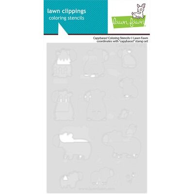 Capybaras! - Coordinating Coloring Stencils