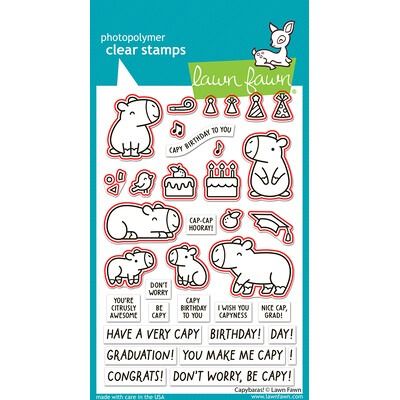 Capybaras! - Coordinating Die Set