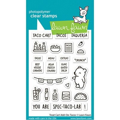 Treat Cart Add-On: Tacos - Clear Stamp Set