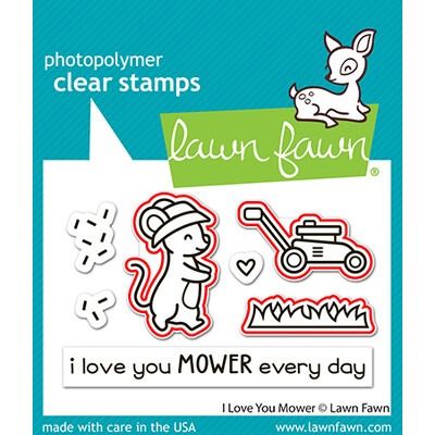 I Love You Mower - Die Set
