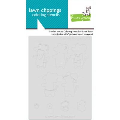 Garden Mouse - Coordinating Coloring Stencils