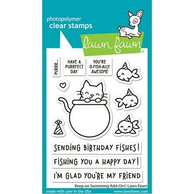 Keep On Swimming Add-On - Clear Stamp Set