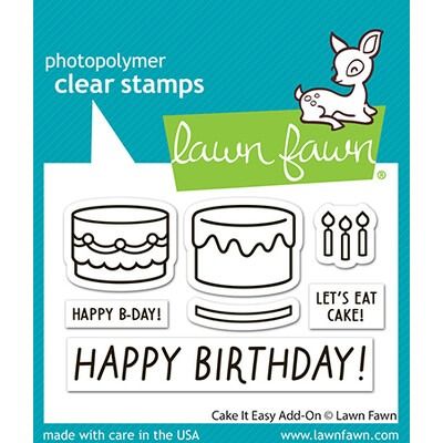 Cake It Easy Add-On - Clear Stamp Set