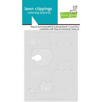 Keep On Swimming Add-On - Coordinating Coloring Stencils