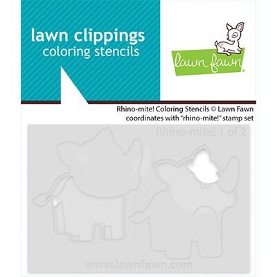 Rhino-Mite! - Coordinating Coloring Stencils