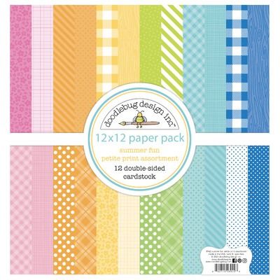 12x12 Petite Prints Paper Pack - Summer Fun Collection