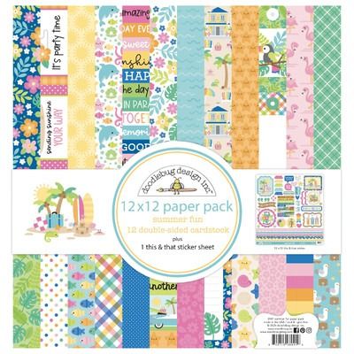 12x12 Paper Pack - Summer Fun Collection