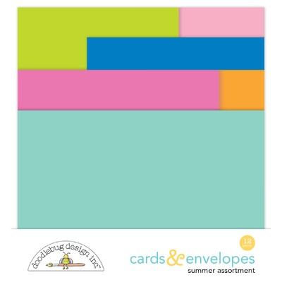 Cards &amp; Envelopes - Assortment - Summer Fun Collection