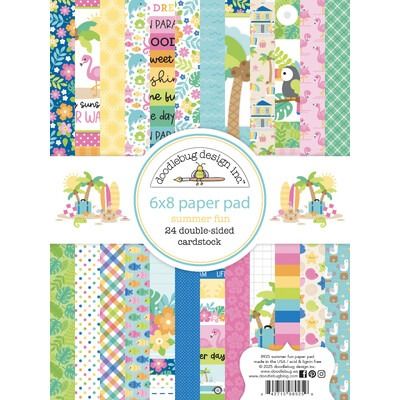 6x8 Paper Pad - Summer Fun Collection