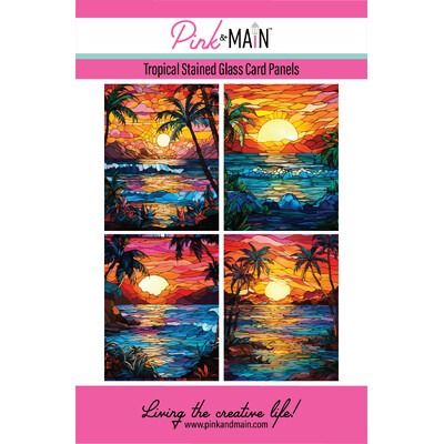 Tropical Stained Glass - Card Panels