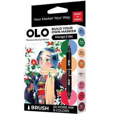 Manga 2 - Alcohol Brush Marker Set