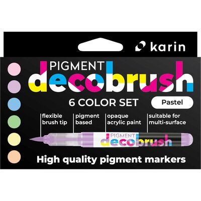 Pastel - Pigment DecoBrush Marker Set