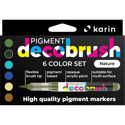 Nature - Pigment DecoBrush Marker Set