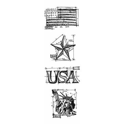 Americana - Strip Stamp