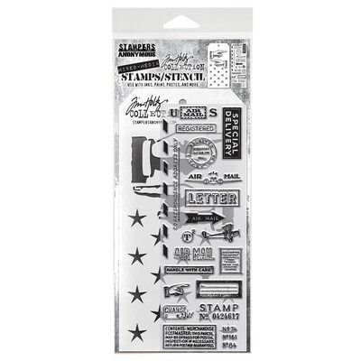 #41 - Mixed Media Clear Stamp/Stencil