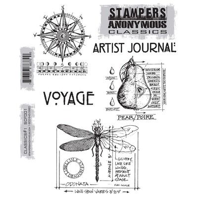 Classics #1 - Cling Stamp Set