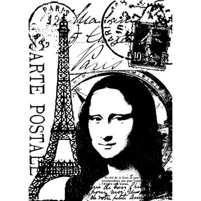 Paris - Components Cling Stamp