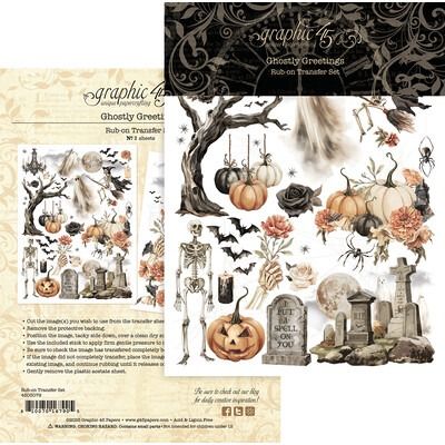 Rub-on Transfers - Ghostly Greetings Collection