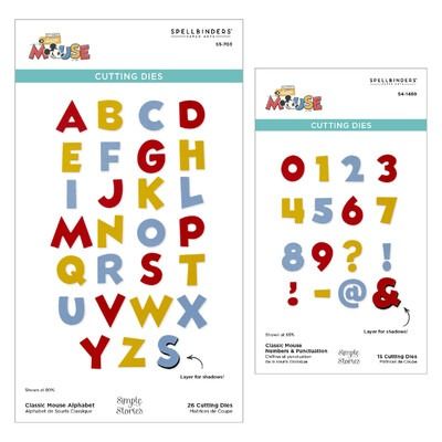 Alphabet &amp; Numbers Bundle - Say Cheese Classic Mouse Collection