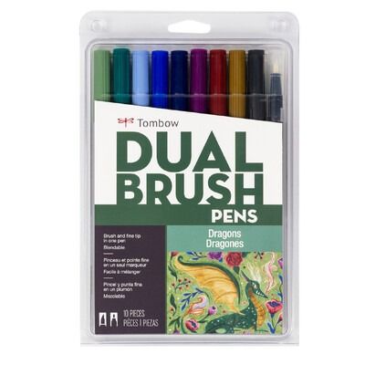 Dragons - Dual Brush Pen Set