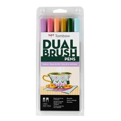 Teatime - Dual Brush Pen Set