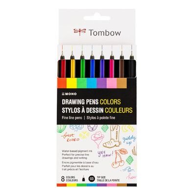 MONO Drawing Pens Colors Set
