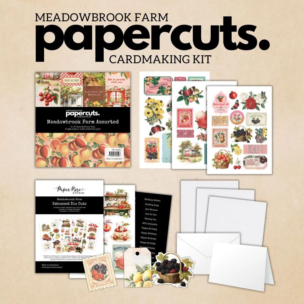 Papercuts Cardmaking Kit - Meadowbrook Farm Collection