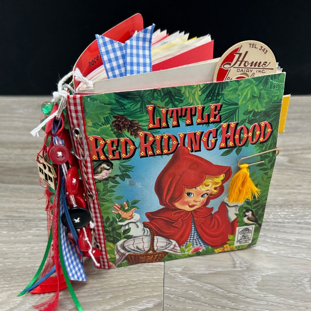 Little Red Riding Hood - Handmade Junk Journal